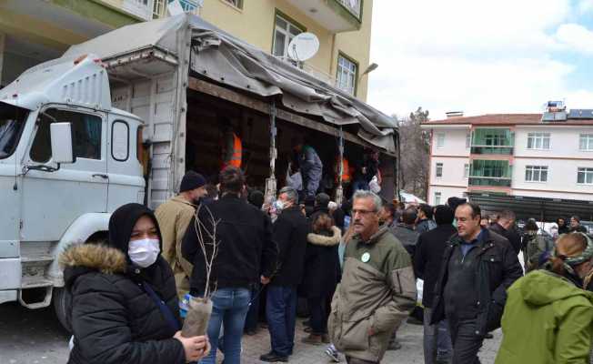 Burdur’da 15 bin fidan ücretsiz dağıtıldı
