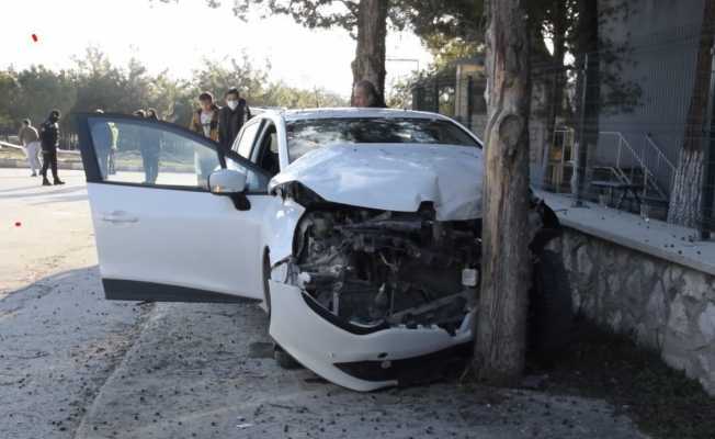 Burdur’da trafik kazası: 1 yaralı