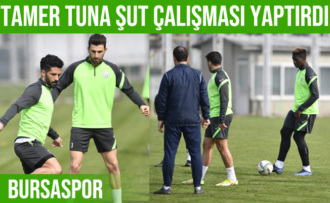 Bursaspor, Boluspor Maçı için şut çalıştı