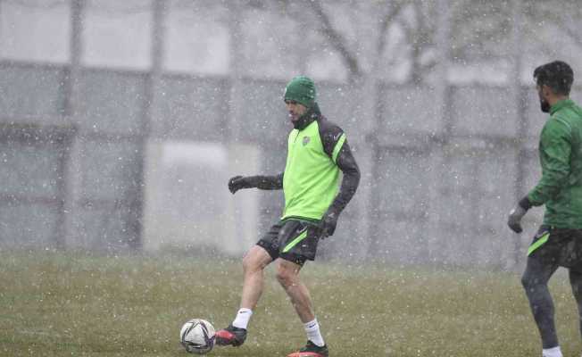 Bursaspor, Balıkesirspor maçı hazırlıklarını tamamladı