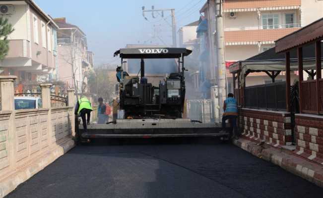 Çamlıtepe’ye sıcak asfalt yapıldı