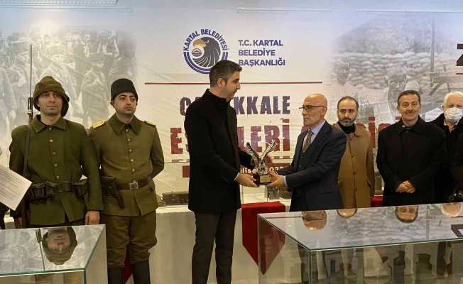 Çanakkale Zaferi’nin 107. yıl dönümünde, Kartal’da ‘Savaş Eserleri Sergisi’ kapılarını açtı