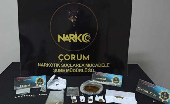 Çorum’da uyuşturucu tacirlerine operasyon
