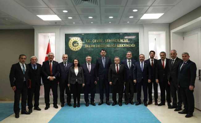 Cumhur İttifakı’ndan Çevre, Şehircilik ve İklim Değişikliği Bakanı Murat Kurum’a ziyaret