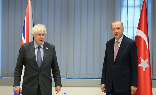 Cumhurbaşkanı Erdoğan, Boris Johnson ile telefonda görüştü