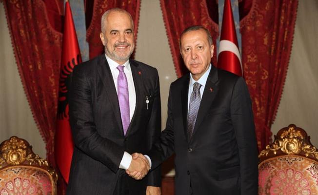 Cumhurbaşkanı Erdoğan, Edi Rama’yı kabul etti