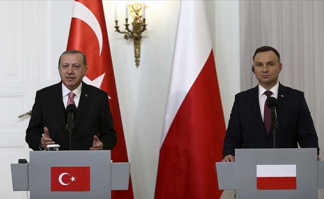 Cumhurbaşkanı Erdoğan ve Polonya Cumhurbaşkanı Andrzej Duda’dan ortak basın toplantısı