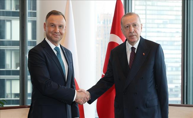 Cumhurbaşkanı Recep Tayyip Erdoğan, Polonya Cumhurbaşkanı Andrzej Duda ile Çankaya Köşkü’nde