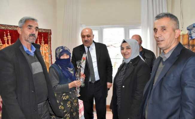 Doğanşehir’de şehit aileleri unutulmadı