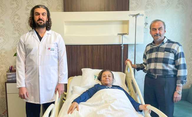 Doktorların dikkati böbreğindeki kitleyi ortaya çıkardı