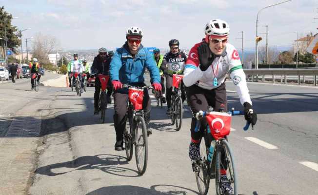 ‘Ecdada Saygı’ için pedal çevirdiler