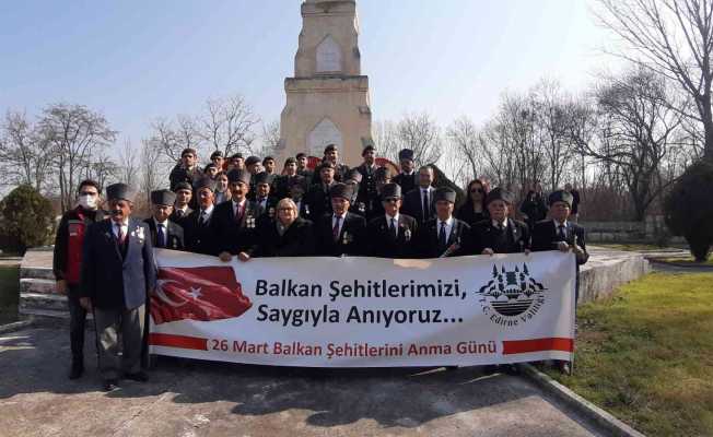 Edirne’de Balkan Şehitleri anısına tören düzenlendi