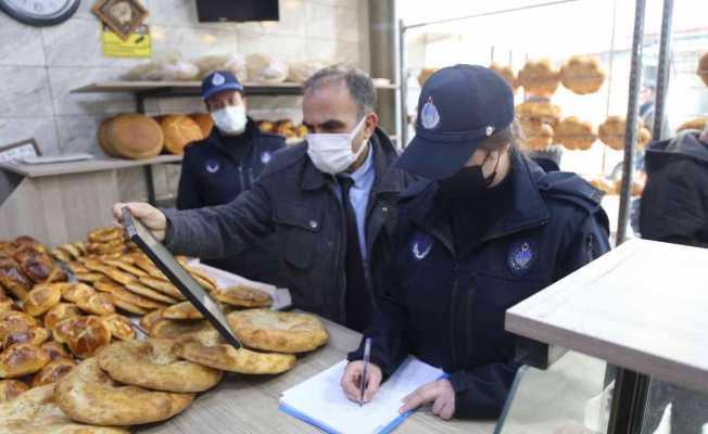 Erzincan’da zabıtadan fırın denetimi