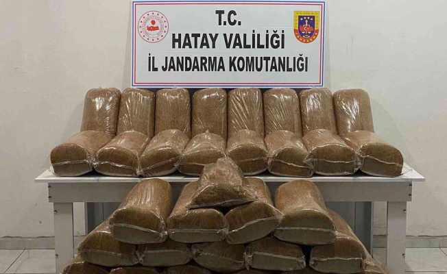 Hatay’da 230 kilogram kaçak tütün ele geçirildi