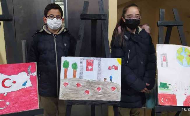 İlkokul öğrencilerinden Çanakkale Zaferi sergisi