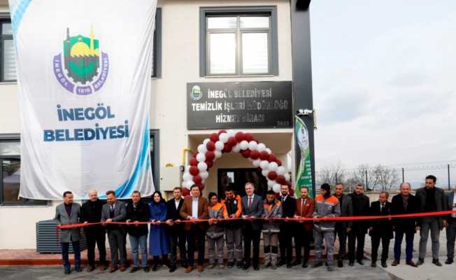 İnegöl Belediyesi Temizlik İşleri idari binası hizmete girdi