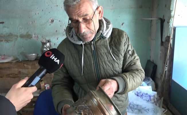 Isparta’da bakır ustasının 55 yıllık mesleği zamana yenildi
