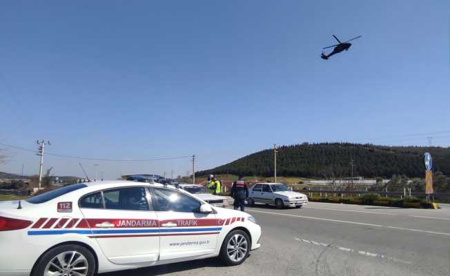 İzmir’de kurallara uymayan sürücülere, havadan ceza yağdı