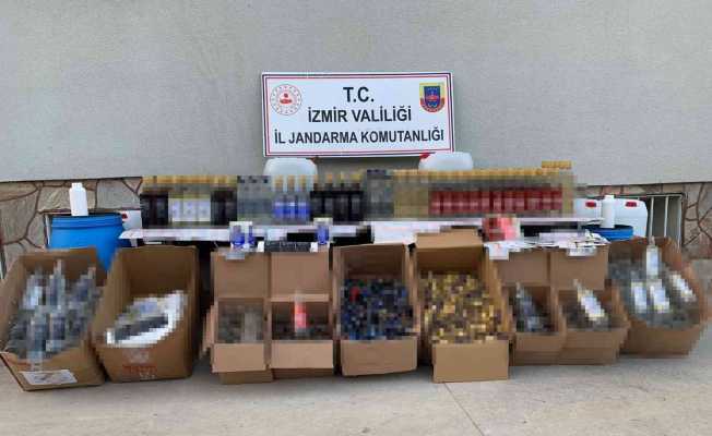 İzmir’de sahte içki imalathanelerine baskında 7 gözaltı