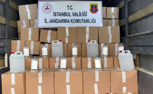 Jandarmadan sahte alkol operasyonu