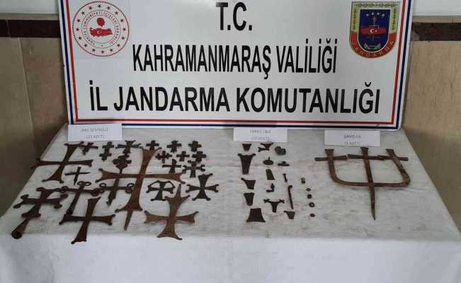 Kahramanmaraş’ta 44 adet tarihi eser ele geçirildi