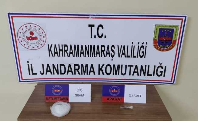 Kahramanmaraş’ta bir şahıs uyuşturucu ile yakalandı