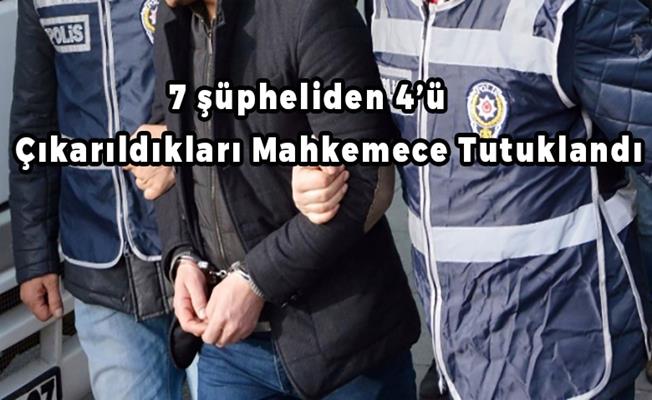 Karabük’te hırsızlık suçlarından yakalanan 7 şüpheliden 4’ü tutuklandı