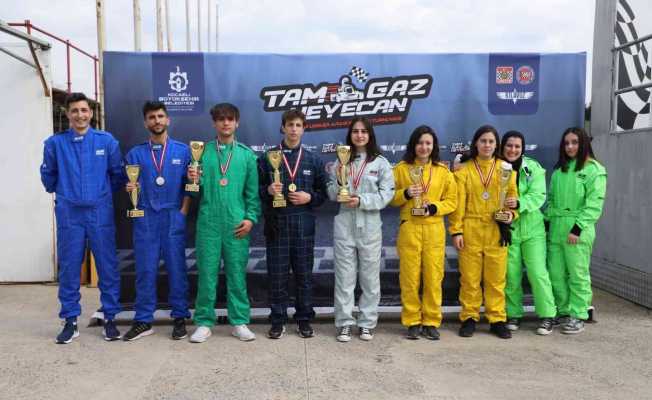 Karting Turnuvası’nda kupalar sahiplerini buldu