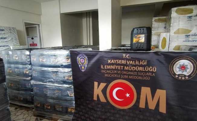 Kayseri’de akaryakıt operasyonu: 25 ton karışımlı akaryakıt ele geçirildi