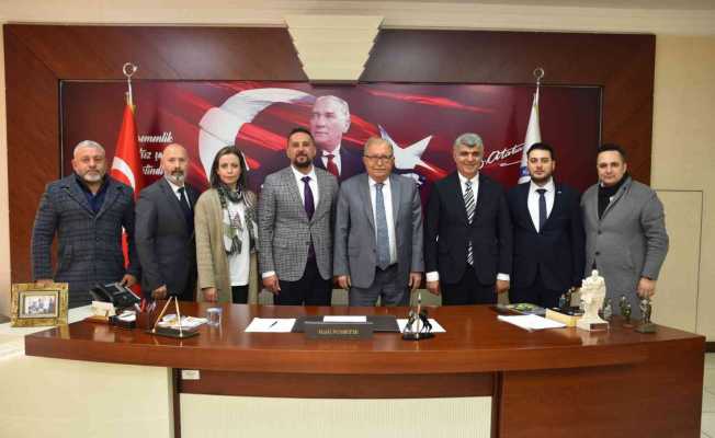 Kdz. Ereğli Kızılay yönetimi, protokolü ziyaret etti