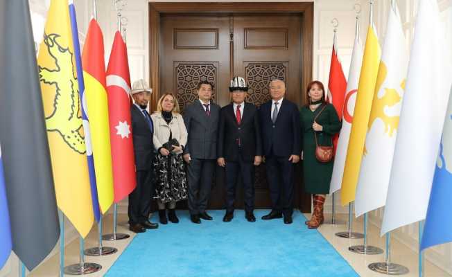 Kırgızistan heyetinden Başkan Güder’e kardeşlik ziyareti