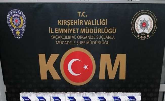 Kırşehir’de kaçak tütün operasyonu