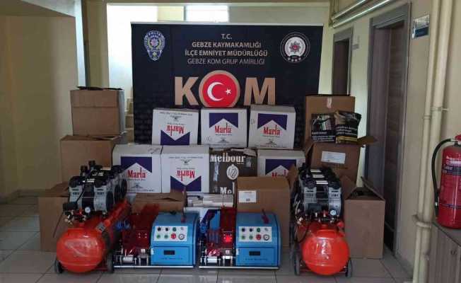 Kocaeli’de kaçak sigara operasyonu: 2 gözaltı