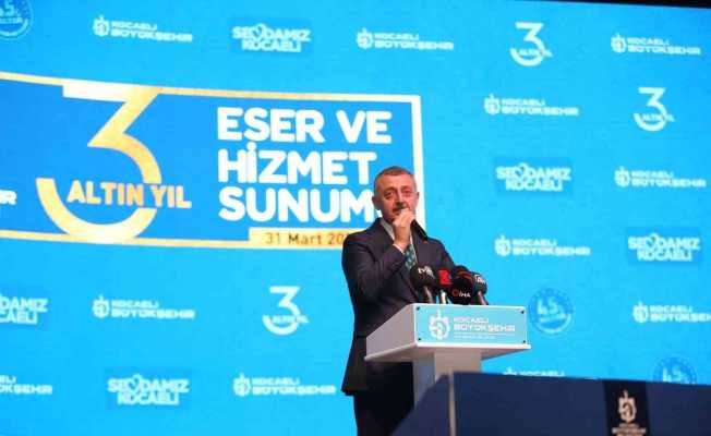 Kocaeli’ye 3 yılda 4,5 milyarlık hizmet