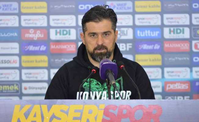 Konyaspor Teknik Direktörü Palut: "Ligdeki yarışımıza devam ediyoruz"