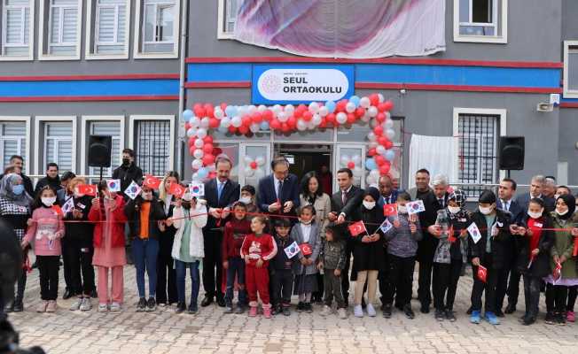 Kore Cumhuriyeti’nce yaptırılan sağlık merkezi ve okulun açılışı yapıldı