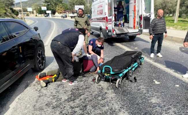 Kuşadası’nda trafik kazası: Polis memuru ağır yaralandı