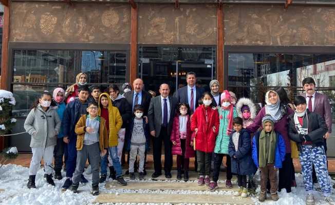 Malatya’da dezavantajlı çocuklar kahvaltıda bir araya geldi