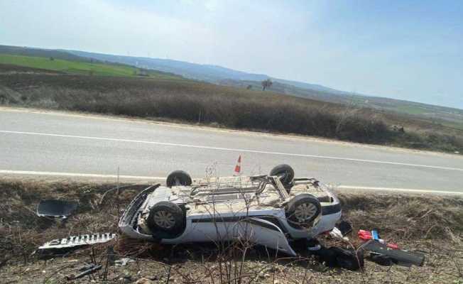 Malkara-Şarköy yolunda kaza: 1 yaralı