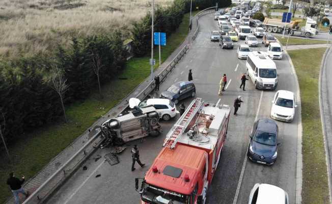 Maltepe’de aşırı hız ortalığı savaş alanına çevirdi: 5 yaralı