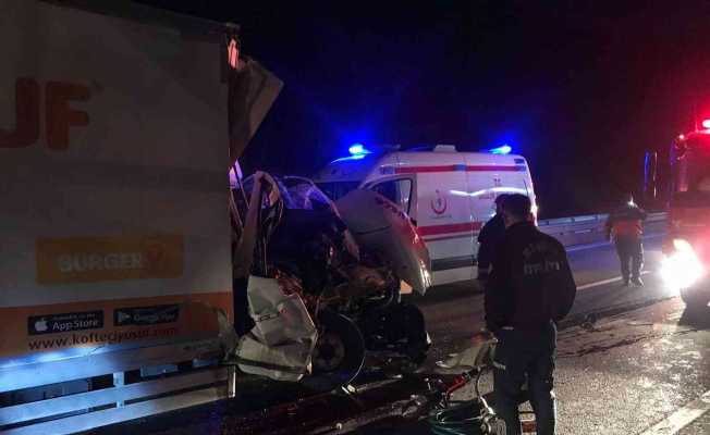 Manisa’da trafik kazası: 1 ölü