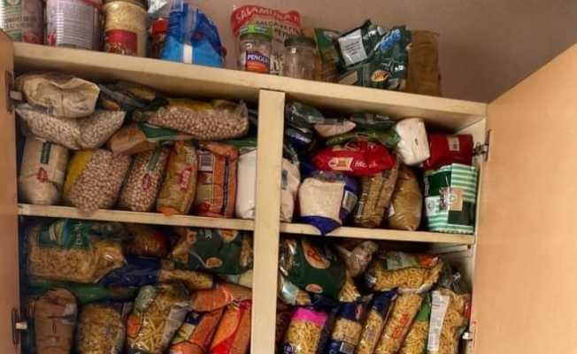 Market deposu değil, yardım isteyen şahsın evi