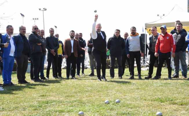 Menemen’de bocce heyecanı yaşandı