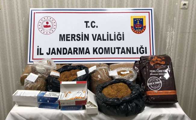 Mersin’de kaçak sigara satan kişi yakalandı