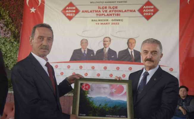 MHP’li Büyükataman ve MYK üyeleri Gömeç’te