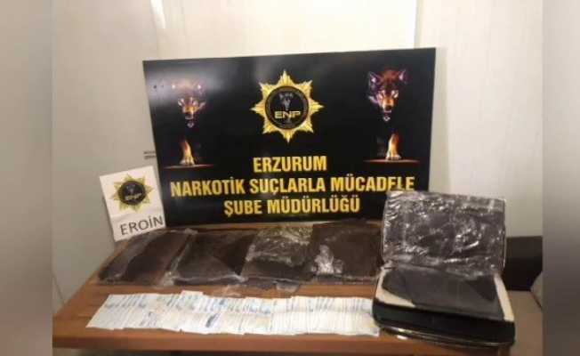 Narkotik köpeği Eris, Erzurum’da uyuşturucuya geçit vermiyor