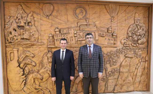 Nevşehir İl Tarım Müdürü Memiş’ten Rektör Aktekin’e Ziyaret