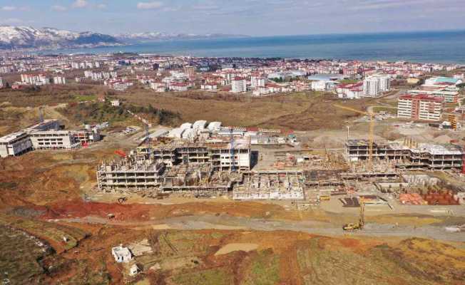 Ordu Şehir Hastanesi’nin yüzde 28’i tamamlandı