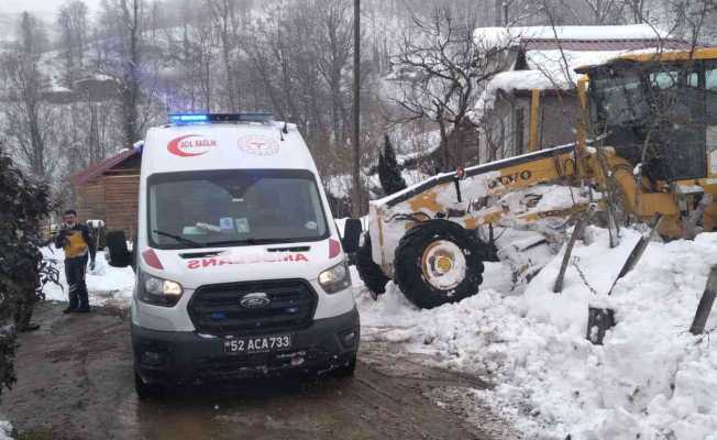 Ordu’da kar mücadelesi