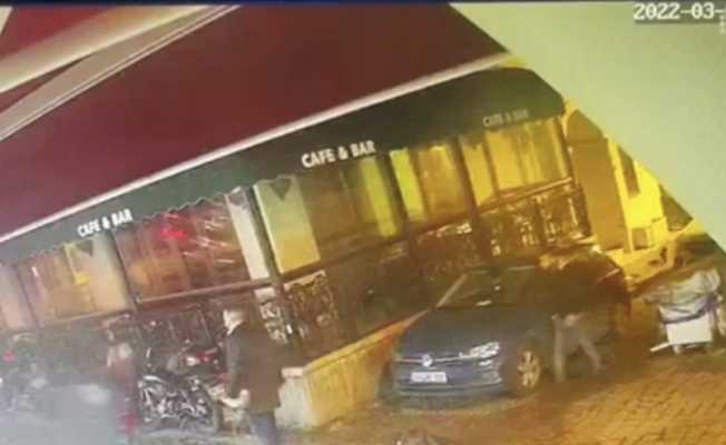 Ortaköy’de otelden düşerek ölen kadının eşiyle tartıştığı görüntüler